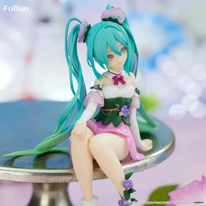 Hatsune Miku Flower Fairy Morning Glory Pink Color Ver. Noodle Stopper 5.9" Figure