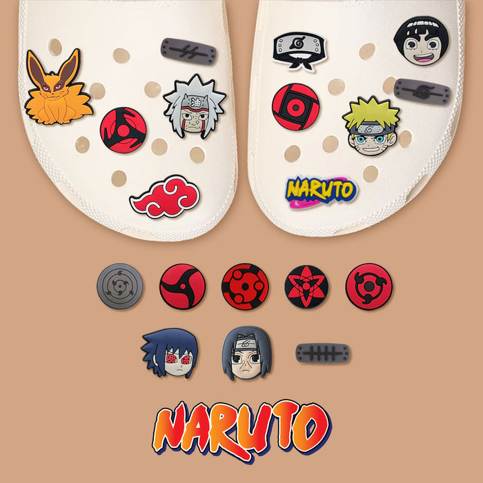 Naruto Anime charms for crocs