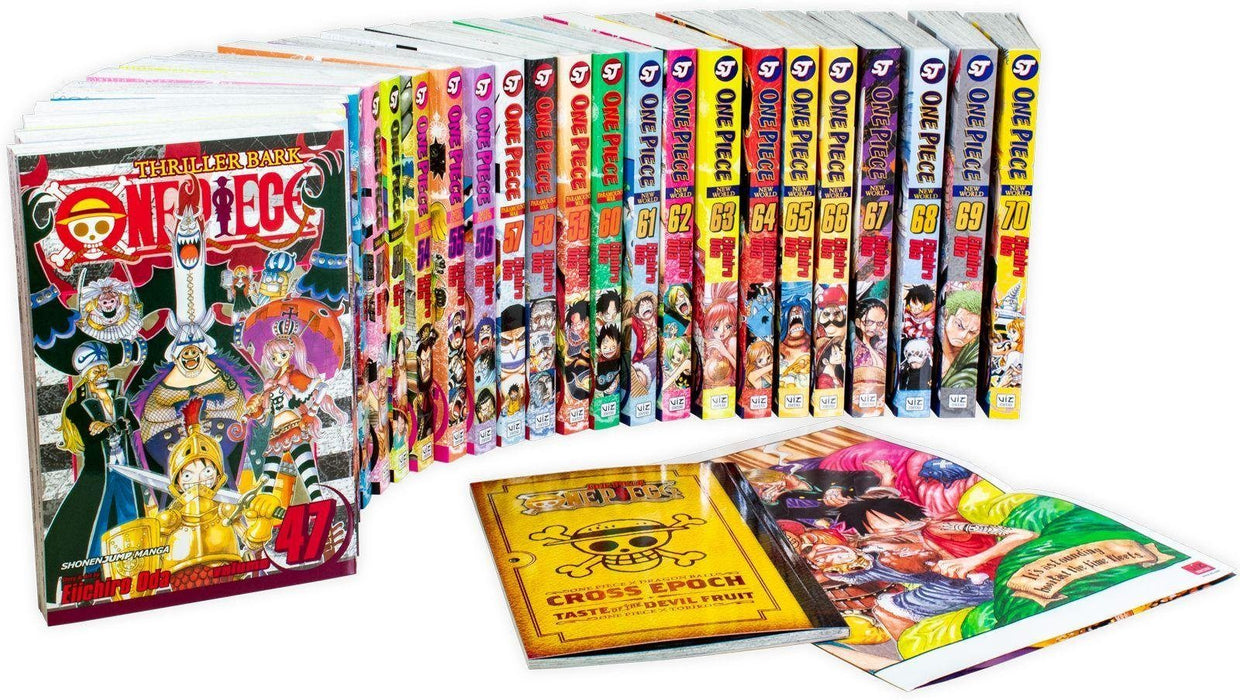 One Piece Box Set 3: Thriller Bark to New World: Volumes 47-70 with Premium (3) (One Piece Box Sets)