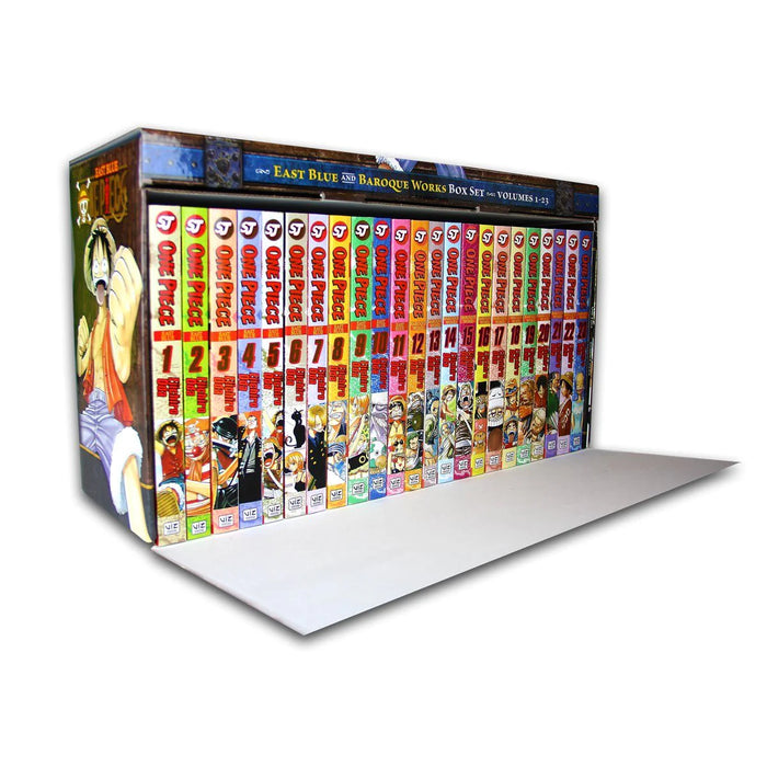 One Piece Box Set 1 East Blue and Baroque Works Volumes 1-23 with Premium: Volume 1 Manga Book Set