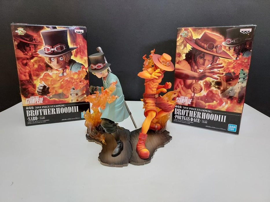 ONE PIECE STAMPEDE MOVIE - POSING FIGURE BROTHERHOOD III (Vol.1)  Sabo (collectable and very rare on the market)