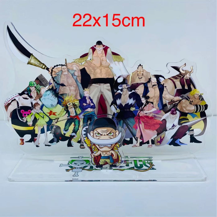 One Piece Double-sided Laser Acrylic Model Desk Decoration