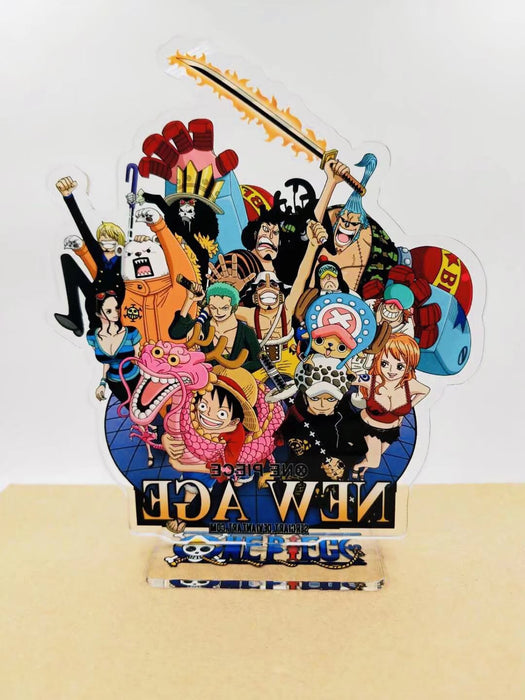 One Piece Double-sided Laser Acrylic Model Desk Decoration