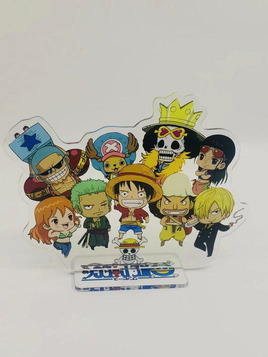 One Piece Double-sided Laser Acrylic Model Desk Decoration