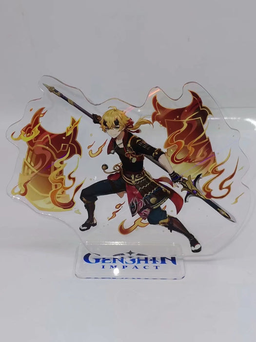 Genshin Impact Double-sided Laser Acrylic Model Desk Decoration