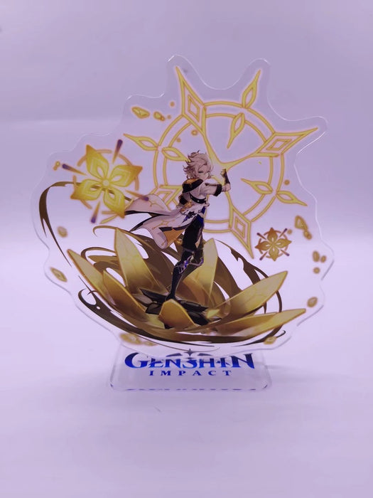 Genshin Impact Double-sided Laser Acrylic Model Desk Decoration