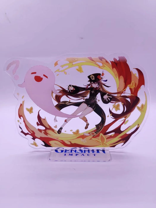 Genshin Impact Double-sided Laser Acrylic Model Desk Decoration