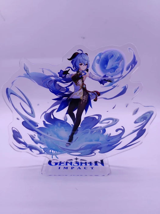 Genshin Impact Double-sided Laser Acrylic Model Desk Decoration