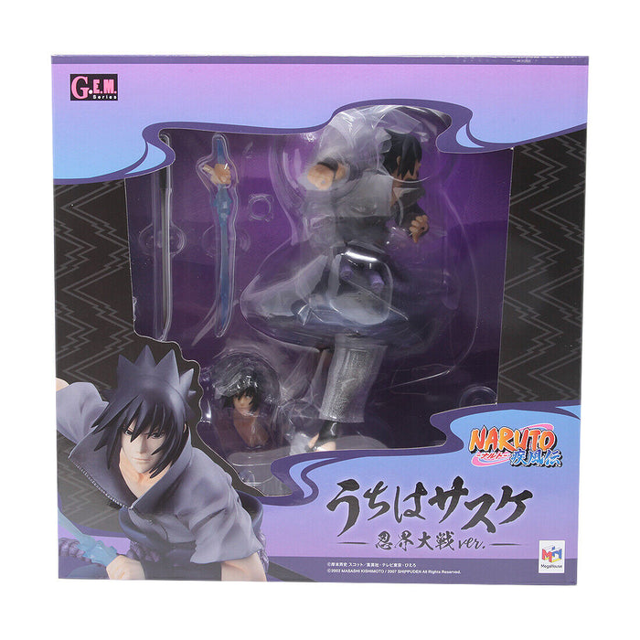 MEGAHOUSE Naruto G.E.M. Series Sasuke Uchiha (Shinobi World War Ver.) Figure