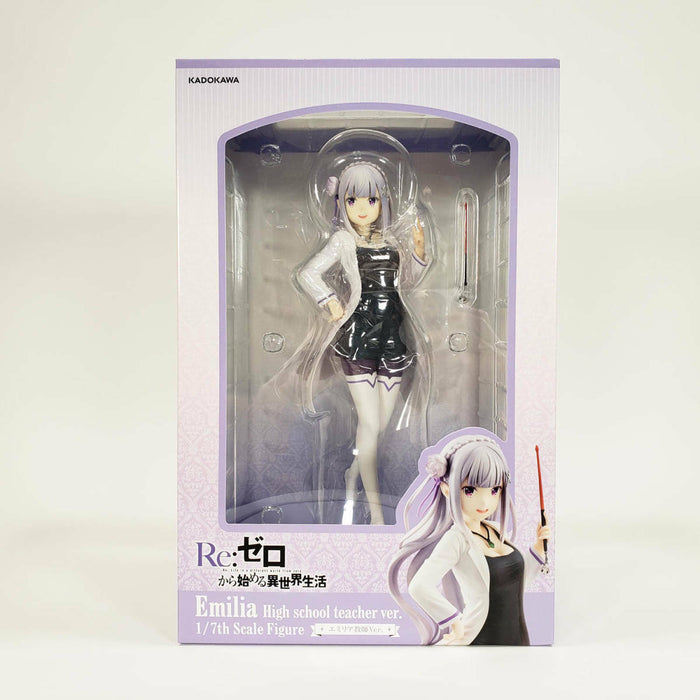 KADOKAWA Re:Zero Starting Life in Another World Emilia (High School Teacher Ver.) 1/7 Scale Figure