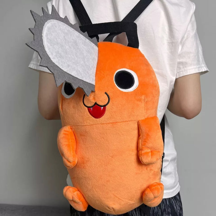 Pochita Plush doll Backpack Chainsaw Man Anime Cosplay Doll Shoulder Bag