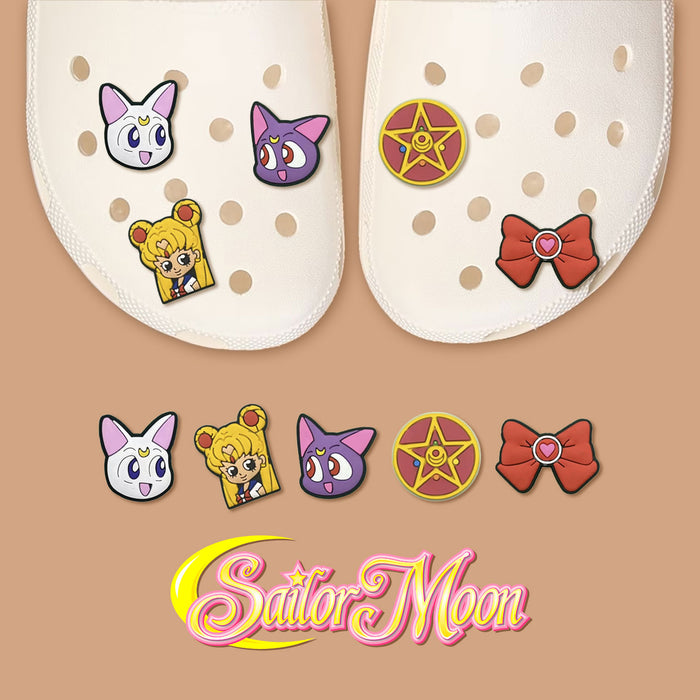 Sailor Moon Anime charms for crocs