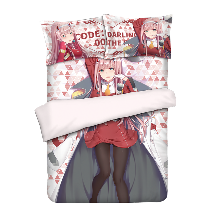 Darling in the franxx Zero Two - Anime 4pc Duvet Bedding Set