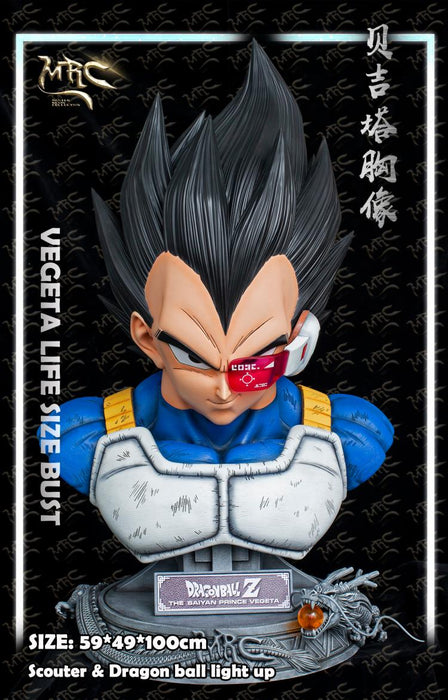 GK Resin Figure [MRC] Life Size Vegeta, Vegeta bust Figure Dragon Ball