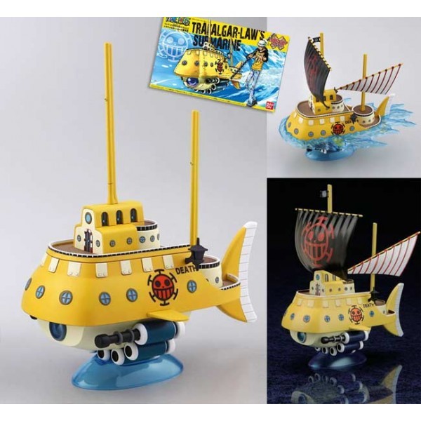 BANDAI One Piece Grand Ship Collection 02 Trafalgar Law's Submarine Model Kit