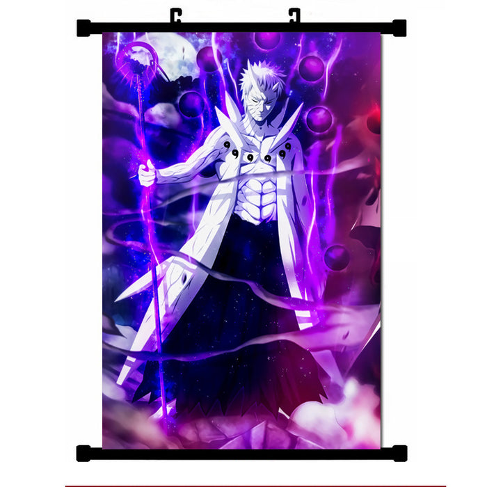 Wall Scroll - Naruto Sasuke Obito