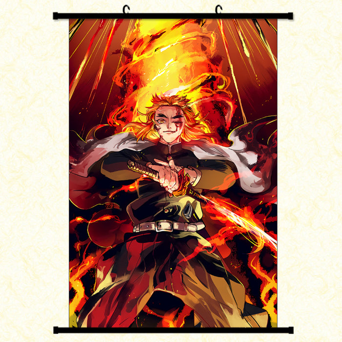 Wall Scroll - Demon Slayer Rengoku