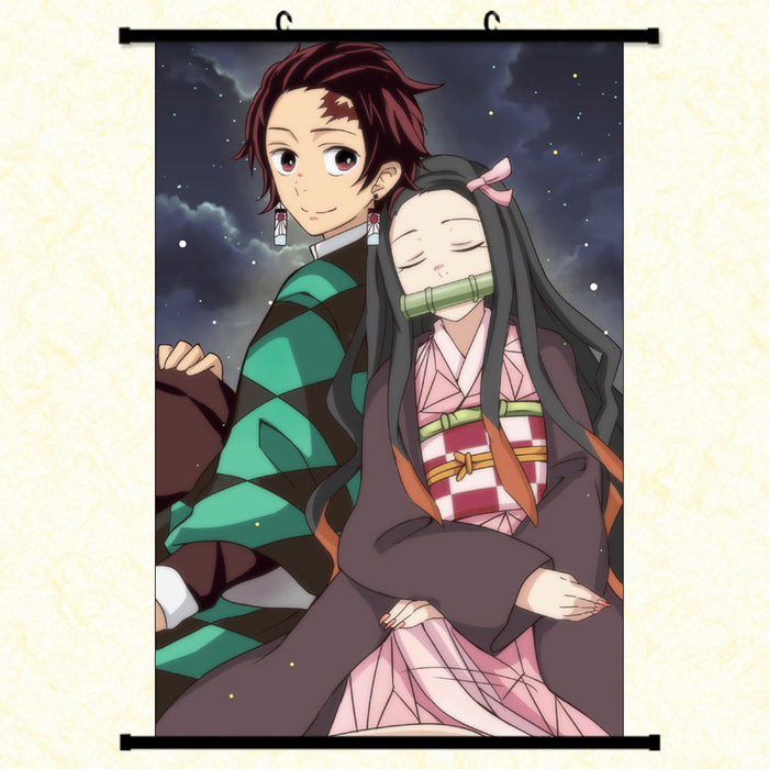 Wall Scroll - Demon Slayer Tanjiro/Nezuko