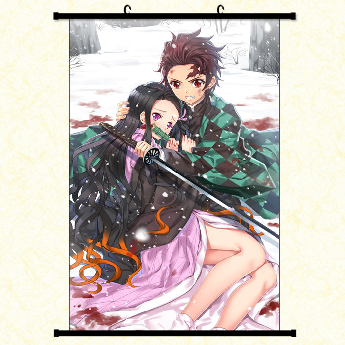 Wall Scroll - Demon Slayer Tanjiro & Nezuko