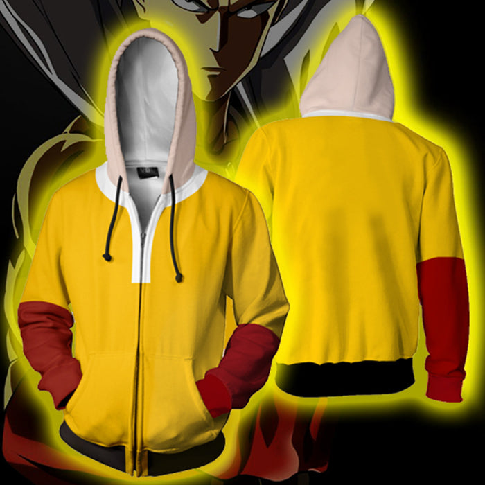 ONE PUNCH MAN SAITAMA JUMPER HOODIE CLOTHES