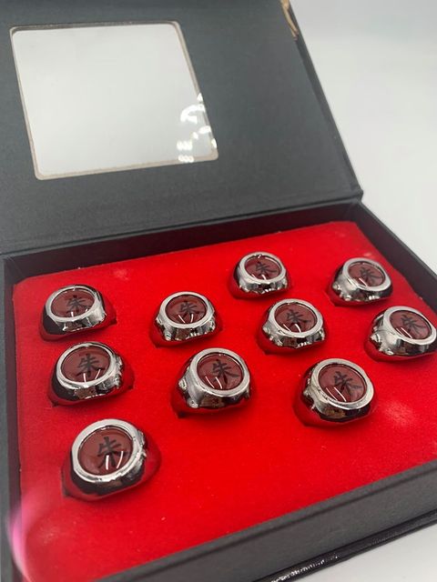 Naruto - Itachi Akatsuki Clan Wearing Cosplay Ring Accessories