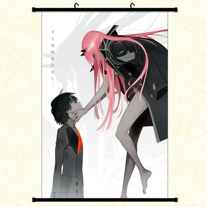 Wall Scroll - Darling In the Franxx Zero Two & Hiro