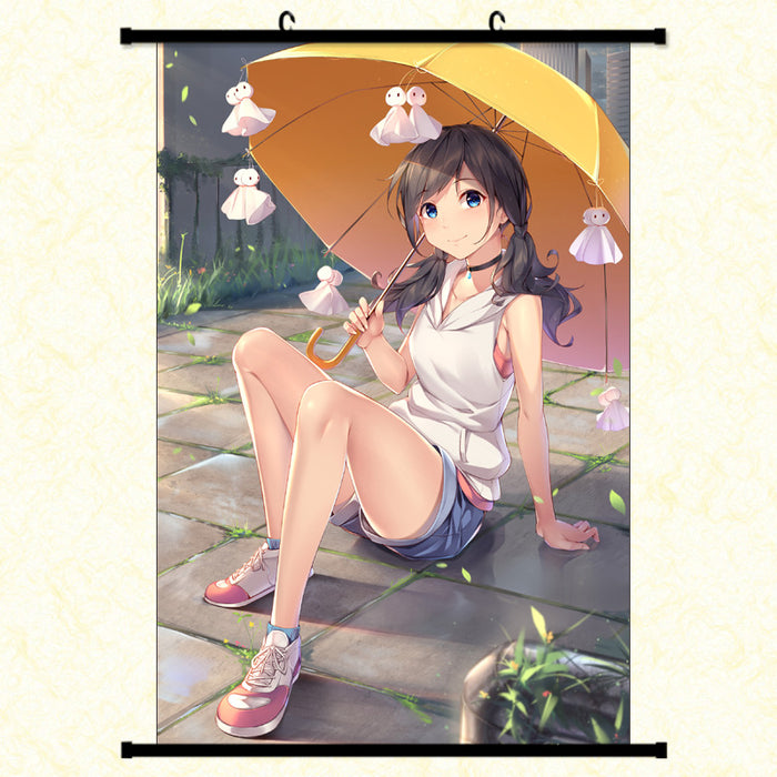 Wall Scroll - Weathering with You Amano Hina