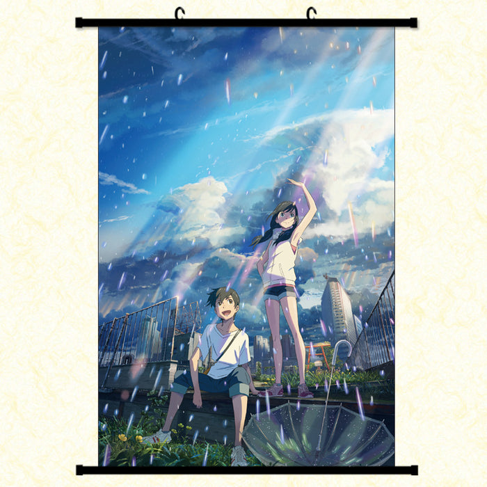 Wall Scroll - Weathering with You Amano Hina