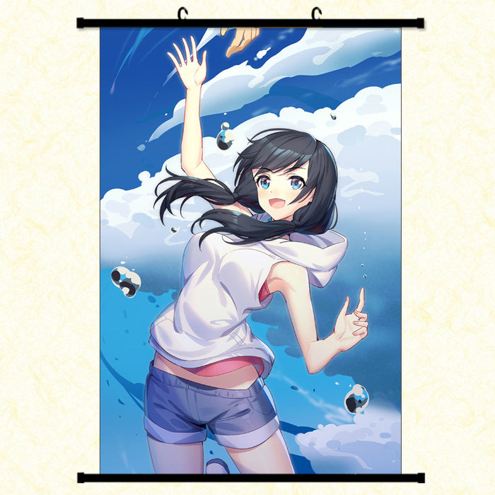 Wall Scroll - Weathering with You Amano Hina