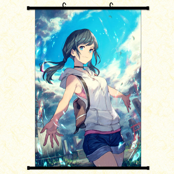 Wall Scroll - Weathering with You Amano Hina