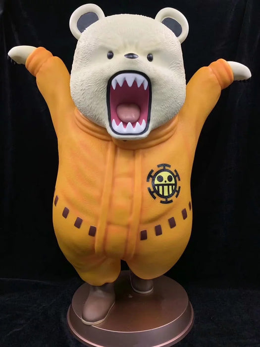 60CM Big One Piece Trafalgar Law Bepo Bear Figure