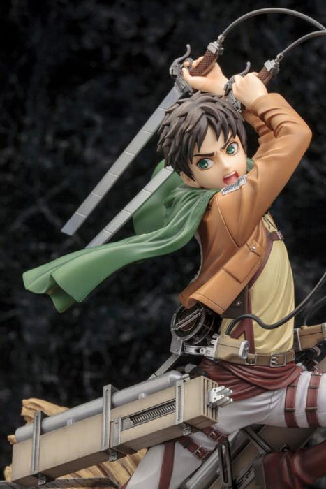 KOTOBUKIYA Attack on Titan ArtFX J Eren Yeager Statue Figure