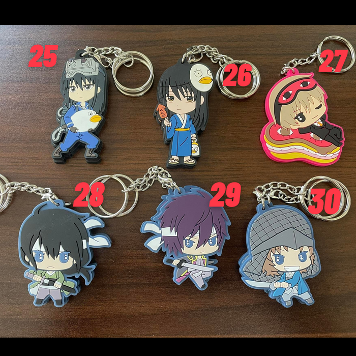 GINTAMA KEYCHAINS! | $5 per Key Chain