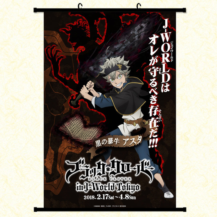 WALL SCROLL - BLACK CLOVER