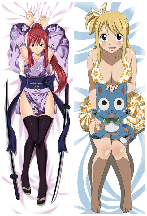 FAIRY TAIL Erza Dakimakura HUGGING PEACH SKIN BODY PILLOW (F3)