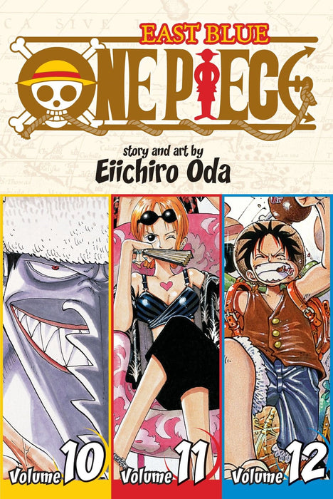 One Piece Omnibus (3 in 1) Edition Manga Book