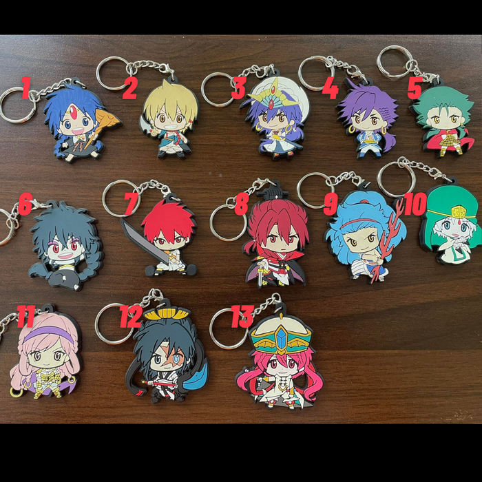 MAGI : THE LABYRINTH OF MAGIC KEYCHAINS! | $5 per Key Chain