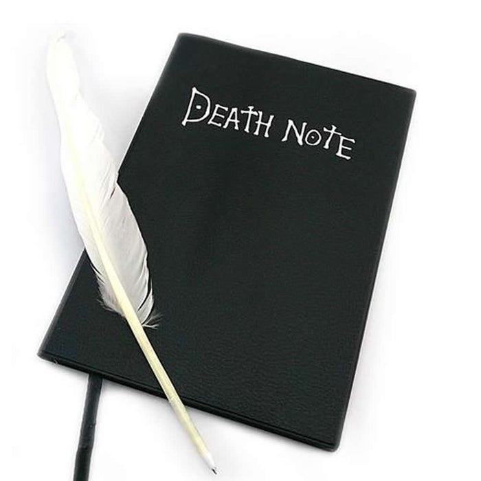 Death Note - Kira's Note Book Cosplay + featherpen