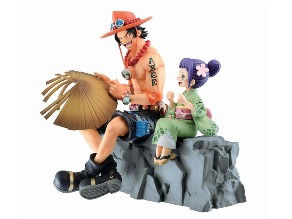 One Piece Ichiban  Emorial Vignette Ace & Otama Figure