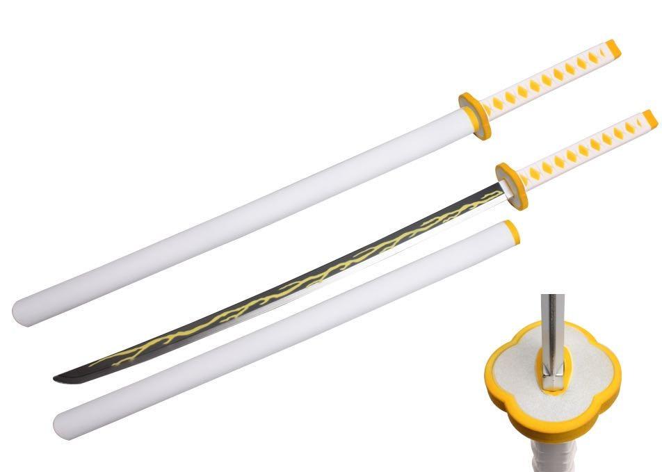 Demon Slayer Zennitsu Foam Cosplay Sword with Scabbard 011