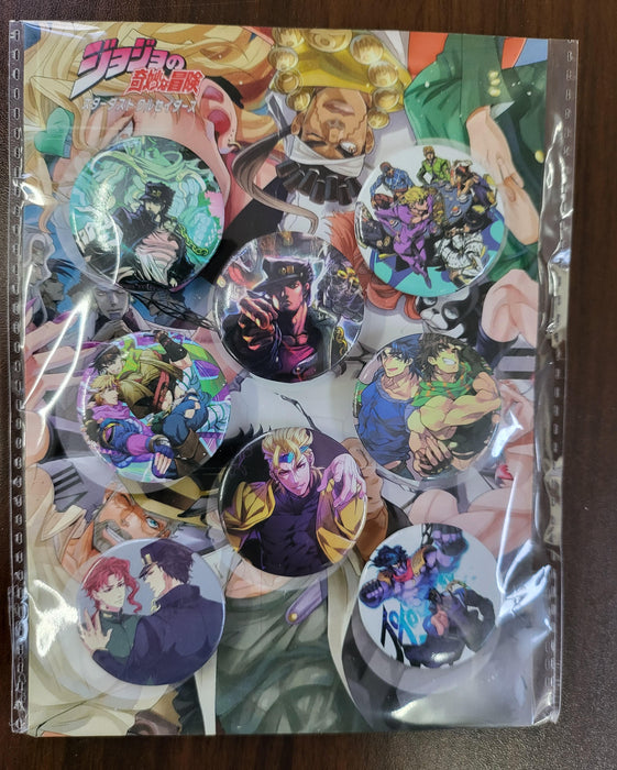 Anime Badge Set 8 Pcs JoJo's Bizarre Adventure