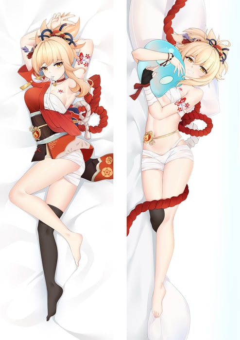 Genshin Impact Yoimiya Dakimakura HUGGING PEACH SKIN BODY PILLOW (G80)