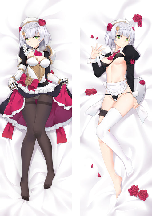 Genshin Impact Noelle Dakimakura HUGGING PEACH SKIN BODY PILLOW (G54)