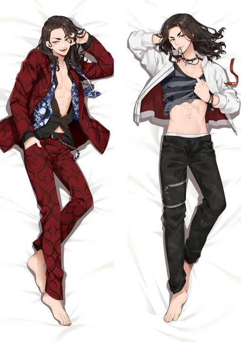 Tokyo Revengers Baji Keisuke Dakimakura Hugging Peach Skin Body Pillow (T46)