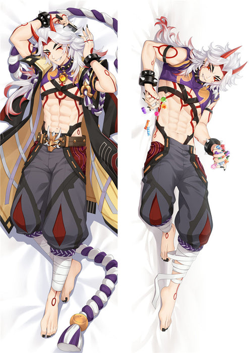 Genshin Impact Arataki Itto Dakimakura Hugging Peach Skin Body Pillow (G5)