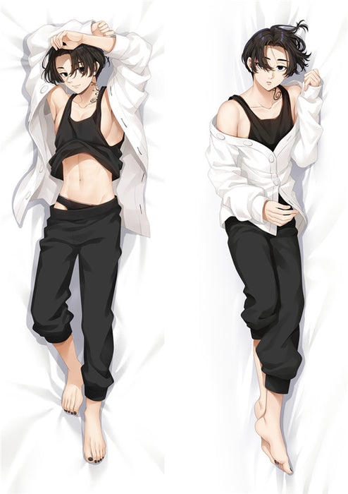 Tokyo Revengers Manjiro Sano Dakimakura Hugging Peach Skin Body Pillow (T47)