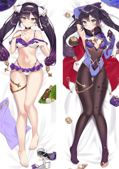 Genshin Impact Mona Dakimakura HUGGING PEACH SKIN BODY PILLOW (G52)