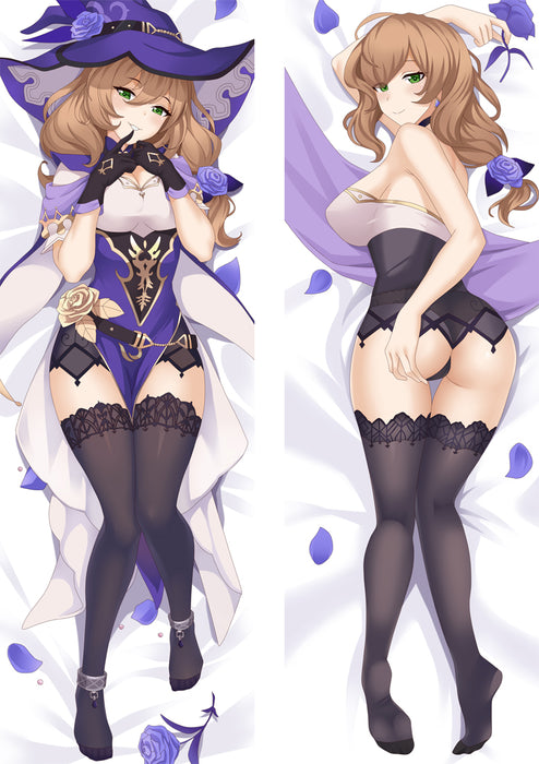 Genshin Impact Lisa Dakimakura HUGGING PEACH SKIN BODY PILLOW (G48)