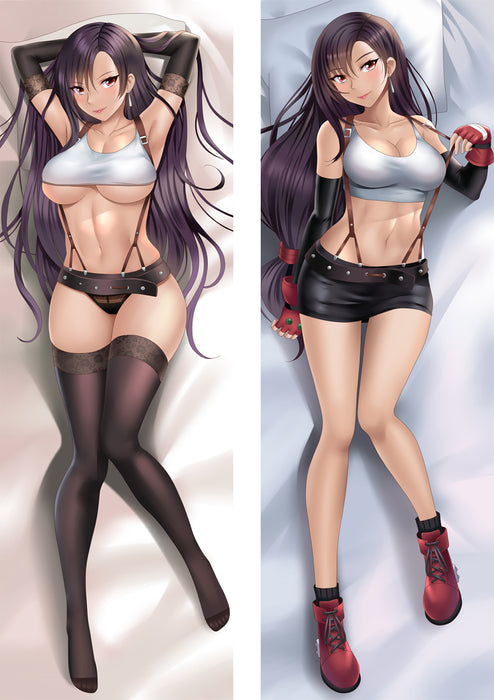 Final Fantasy Tifa Lockhart Dakimakura HUGGING PEACH SKIN BODY PILLOW (F28)