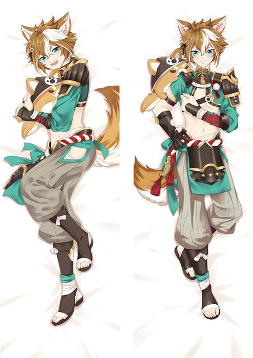 Genshin Impact Gorou Dakimakura Hugging Peach Skin Body Pillow (G23)